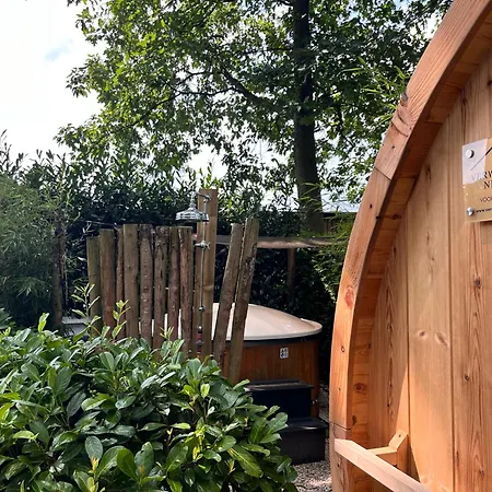 Het Verwende Nest Met Prive Hottub & Barrel Sauna Chalet