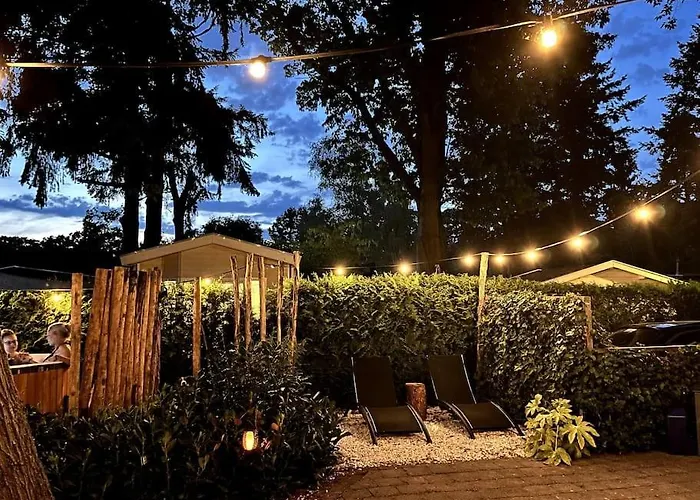 Boslodge Het Verwende Nest Met Privé Hottub *