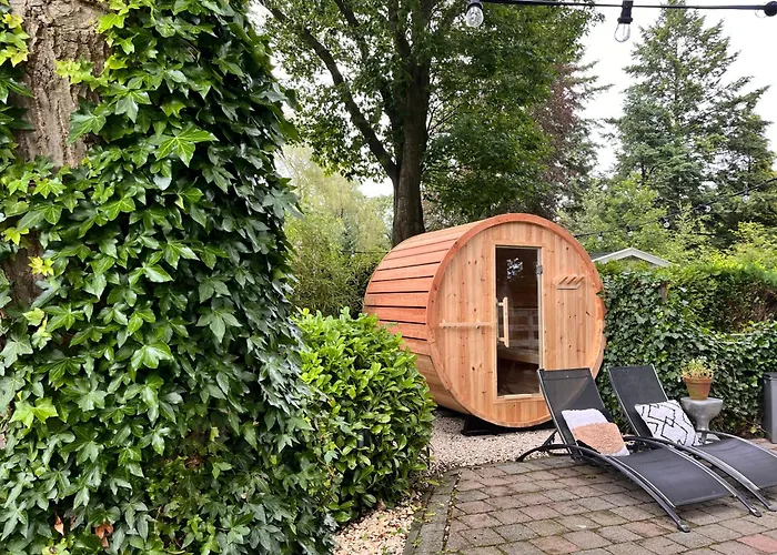 Chalet Boslodge Het Verwende Nest Met Privé Hottub