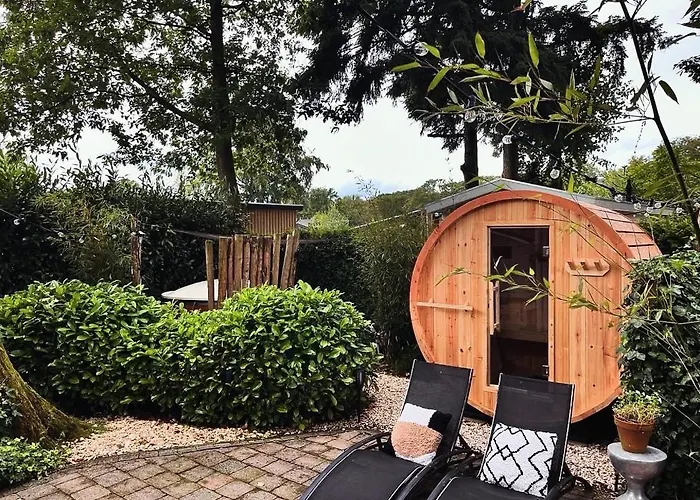 Het Verwende Nest Met Prive Hottub & Barrel Sauna Chalet *