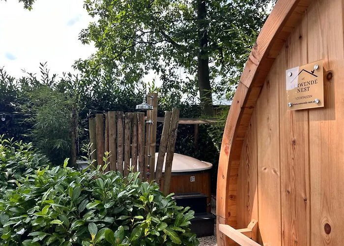 Het Verwende Nest Met Prive Hottub & Barrel Sauna Chalet