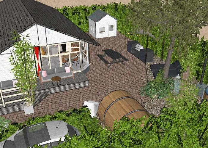 Het Verwende Nest Met Prive Hottub & Barrel Sauna